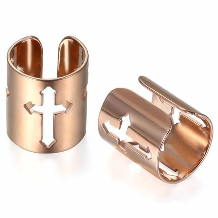 Men's Cross Ear Cuff Clip Earring - Wnkrs