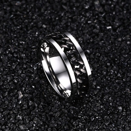 Men's Chain Decor Ring - Wnkrs