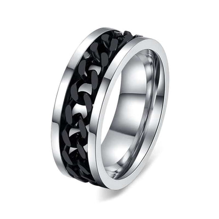 Men's Chain Decor Ring - Wnkrs