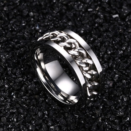 Men's Chain Decor Ring - Wnkrs