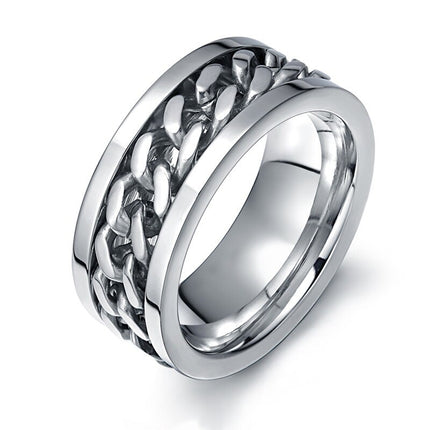 Men's Chain Decor Ring - Wnkrs