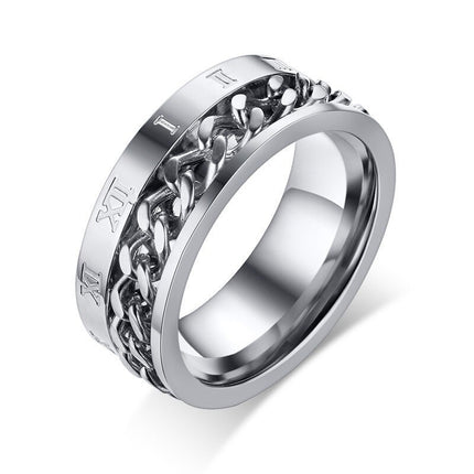 Men's Chain Decor Ring - Wnkrs