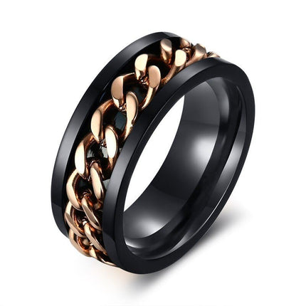 Men's Chain Decor Ring - Wnkrs
