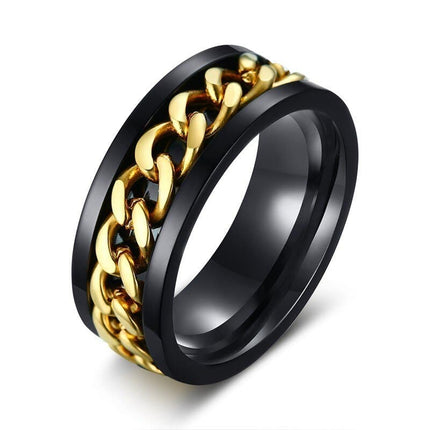 Men's Chain Decor Ring - Wnkrs