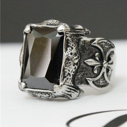 Men's Stainless Steel Anchor Ring - Wnkrs