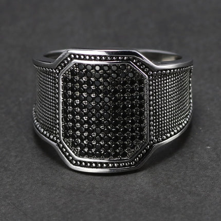Men's Retro 925 Sterling Silver Ring - Wnkrs