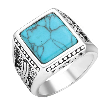 Men's Resin Silver Ring - Wnkrs