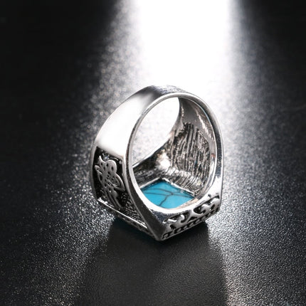 Men's Resin Silver Ring - Wnkrs