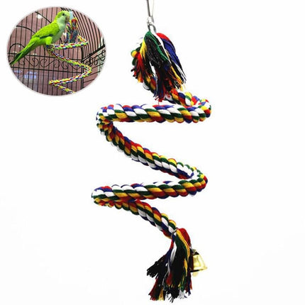 Bird's Woven Spiral Toy - wnkrs