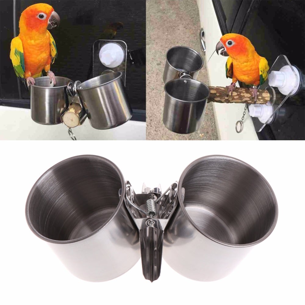Bird's Double Cup with Clip