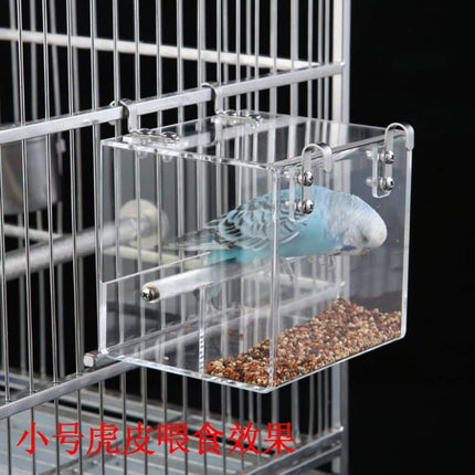Bird's Trasparent Cube Feeder - wnkrs