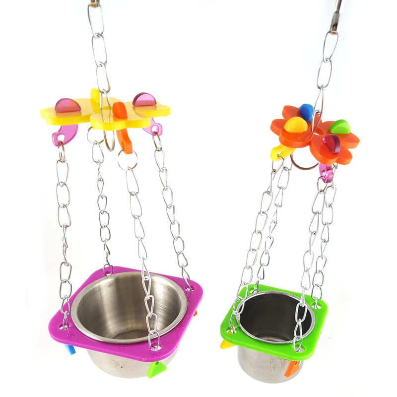 Parrot Feeding Bowls of 2 Sizes