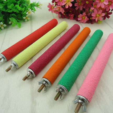 Colorful Wooden Perches For Parrots - wnkrs