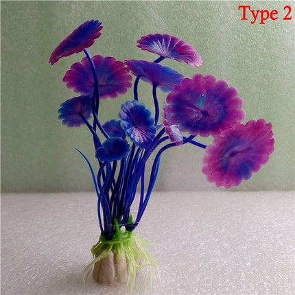 Plastic Multicolored Aquarium Plants - wnkrs