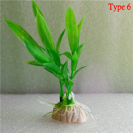 Plastic Multicolored Aquarium Plants - wnkrs