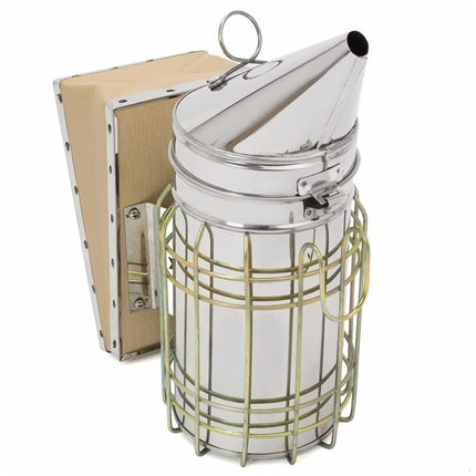 Stainless Steel Beehive Smoker with Heat Shield - wnkrs