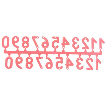 Red Beehive Marking Numbers Board - wnkrs