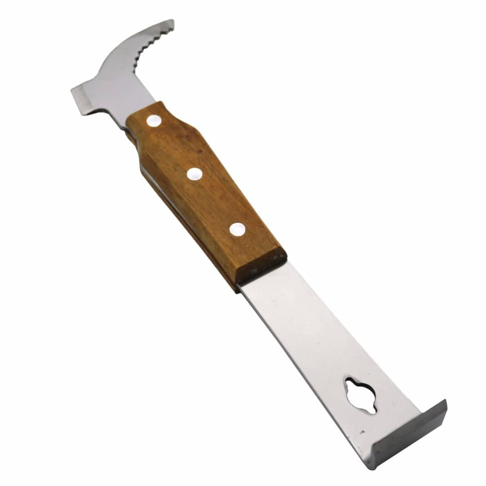 Double-Ended Beehive Scraper and Hook Tool