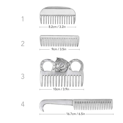 Horse Cleaning Aluminium Comb - wnkrs