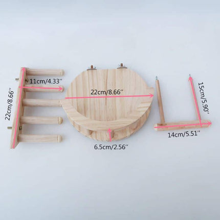 Wooden Climbing Toy for Small Pets - wnkrs
