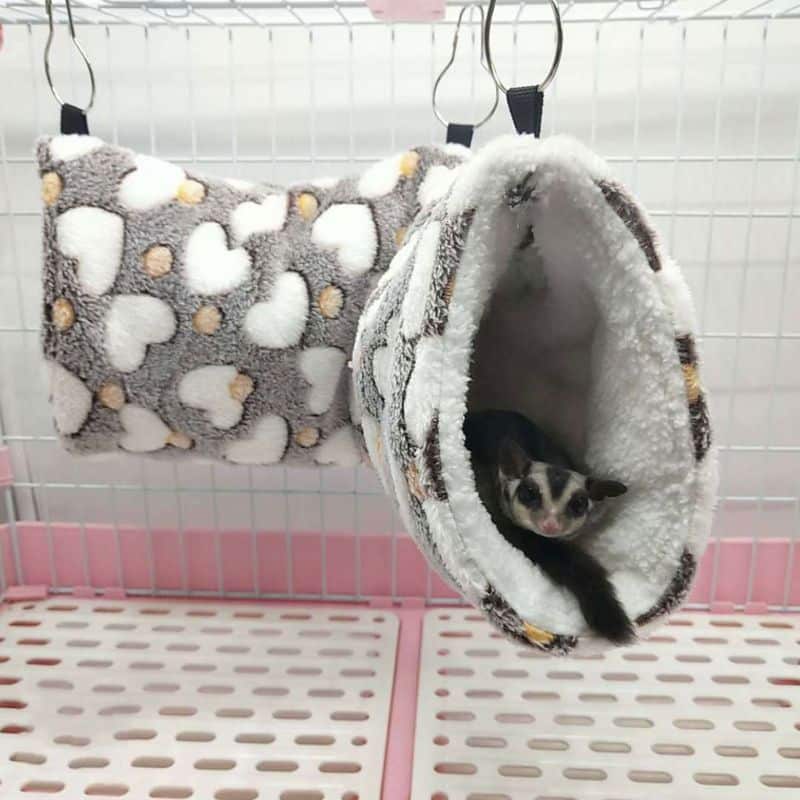 Hanging Plush Tunnel for Small Animals