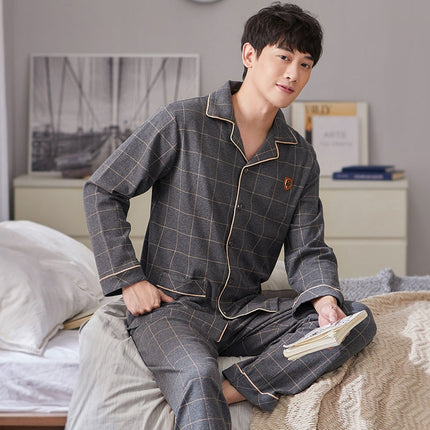 Men's Plaid Patterned Pajama Set - Wnkrs