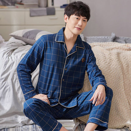 Men's Plaid Patterned Pajama Set - Wnkrs