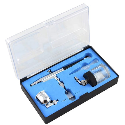 Compact Air Compressor with Dual Action Airbrush - wnkrs