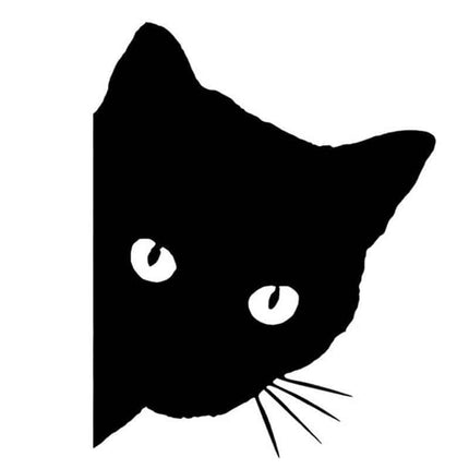 Cat Face Car Sticker - wnkrs