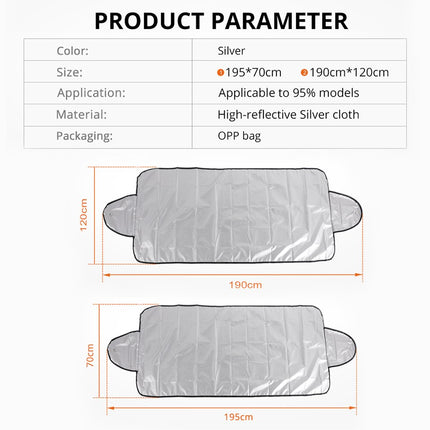 Precipitation Protective Windshield Cover - wnkrs