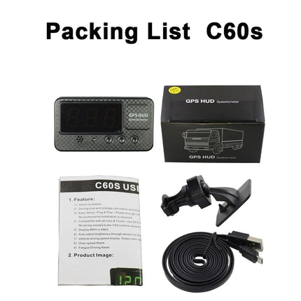 GPS Digital Car HUD Display - wnkrs