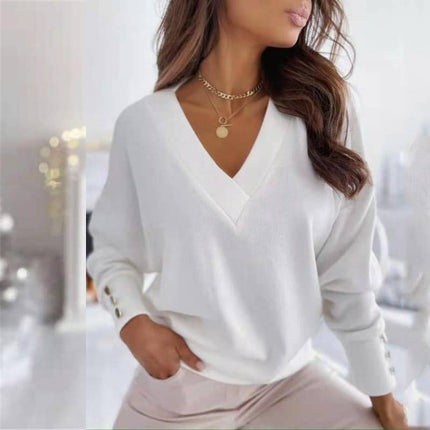 Autumn V-neck Long Sleeve - Wnkrs