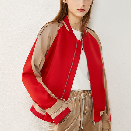 Women's Stand Collar Full Sleeved Jacket - Wnkrs