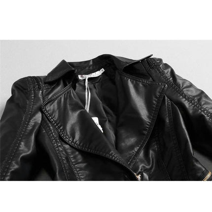 Women's Lace Detail Biker Jacket - Wnkrs