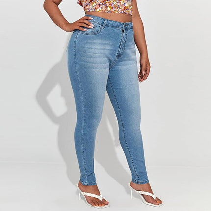 7XL Elastic Denim Pants - wnkrs