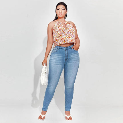 7XL Elastic Denim Pants - wnkrs