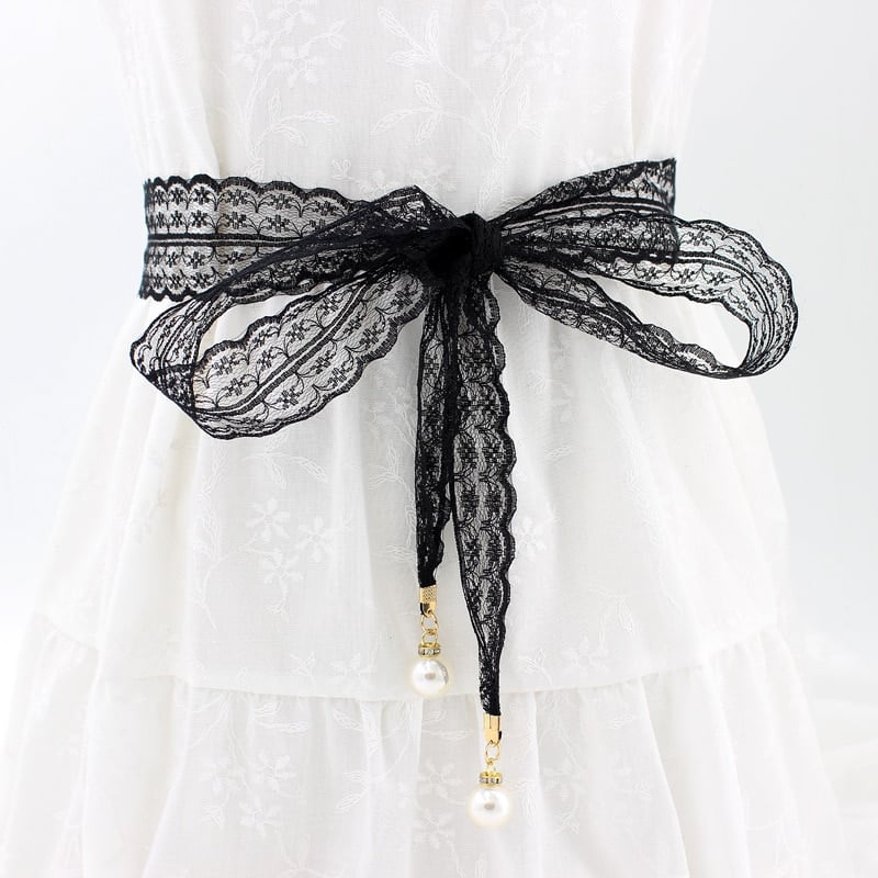 Women's Lace Ribbon Belt
