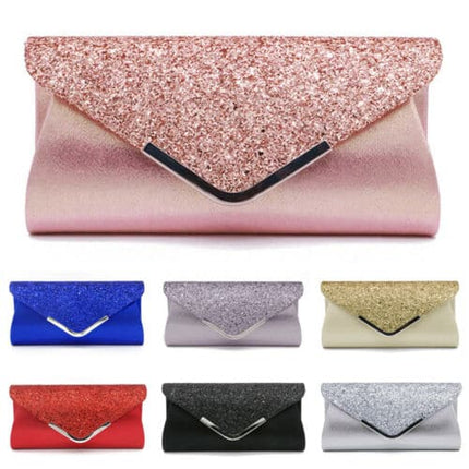 Glitter Evening Clutch Purse - Wnkrs