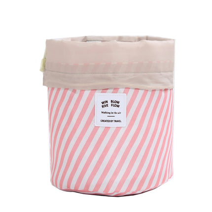 Round Drawstring Toiletry Bag - Wnkrs