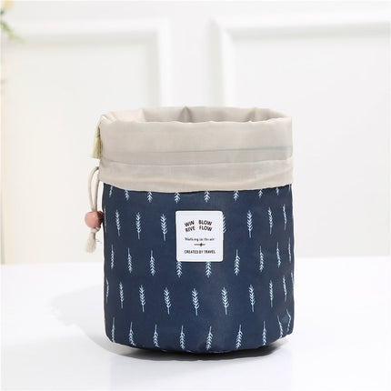 Round Drawstring Toiletry Bag - Wnkrs