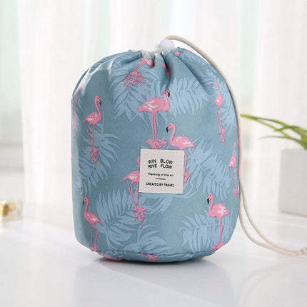 Round Drawstring Toiletry Bag - Wnkrs