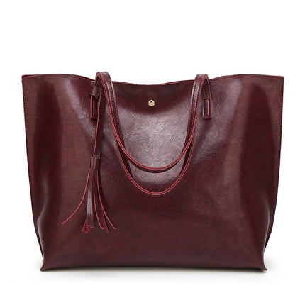 Women's PU Tote Bag - Wnkrs