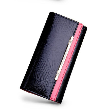 Luxurious Artificial Crocodile Leather Women’s Wallet - Wnkrs