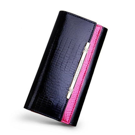 Luxurious Artificial Crocodile Leather Women’s Wallet - Wnkrs