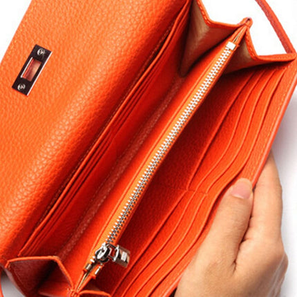 Elegant Bright Color Cowhide Women’s Wallet - Wnkrs