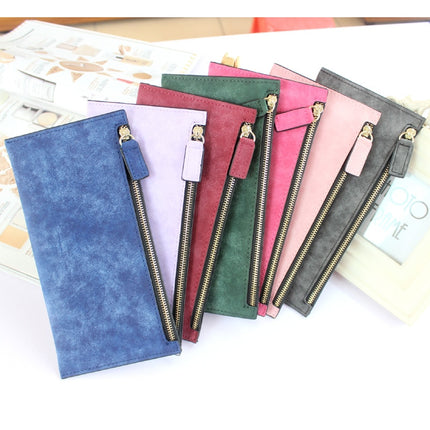 Women's Slim Marble Leather Wallet - Wnkrs