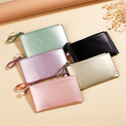 Women's Pearly Color Wallet - Wnkrs