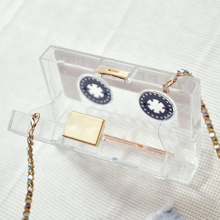 Women's Tape Cassette Design Clutch - Wnkrs