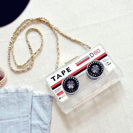 Women's Tape Cassette Design Clutch - Wnkrs