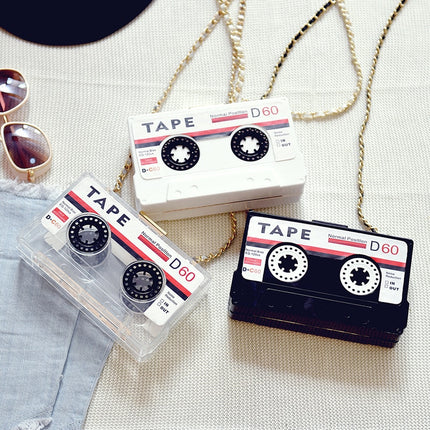 Women's Tape Cassette Design Clutch - Wnkrs